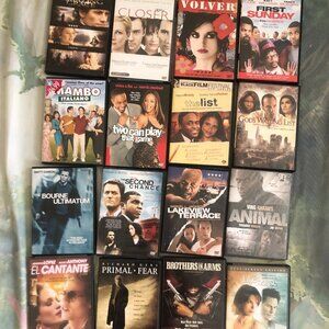 Lot of  16 DVD's
